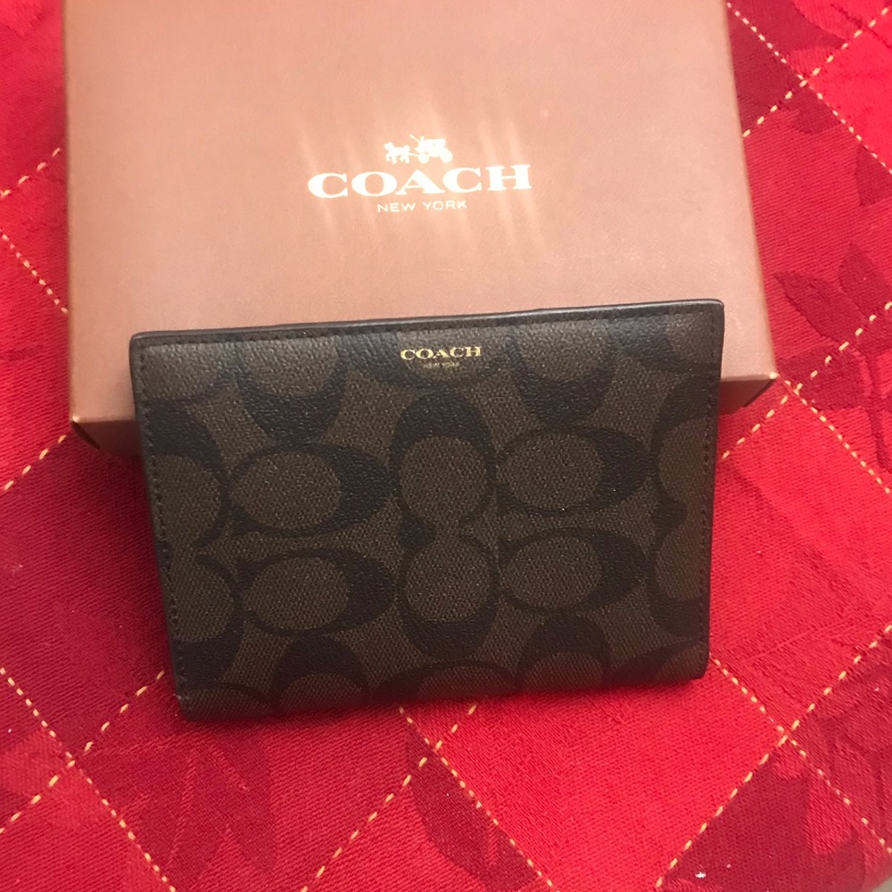 Men’s Coach Passport/Card holder